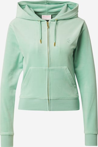 Juicy Couture Кофта на молнии 'Dach Addison' в Зеленый: спереди