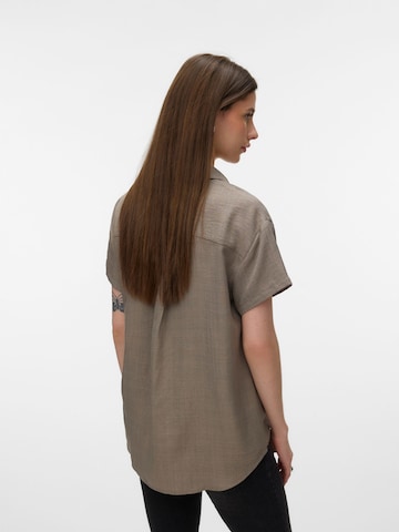 VERO MODA Bluse 'VMMelaney' i grå