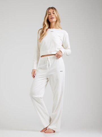 Pantalon de pyjama 'CI' BOSS en blanc