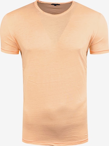 Rusty Neal Shirt in Oranje: voorkant