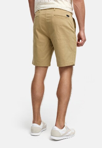 INDICODE JEANS Regular Trousers 'Seven' in Beige