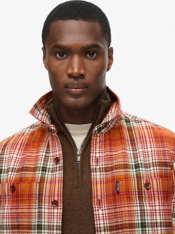 Coupe regular Chemise Superdry & Co en orange