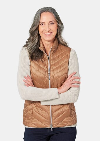 Goldner Bodywarmer in Beige: voorkant