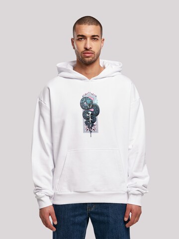 F4NT4STIC Sweatshirt 'Harry Potter Neon Nagini' in White: front