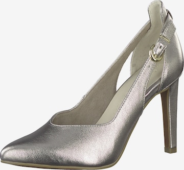 MARCO TOZZI - Zapatos con plataforma en plata: frente