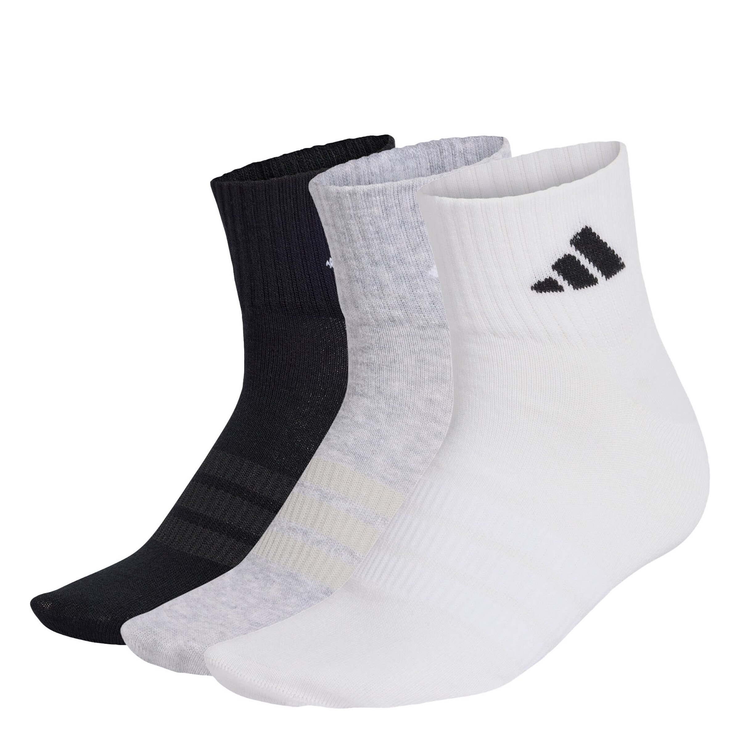 ADIDAS PERFORMANCE Sports socks in Light grey / Black / White, Item view