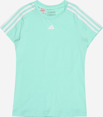 žalia ADIDAS SPORTSWEAR Sportiniai marškinėliai 'Train Essentials Aeroready 3-Stripes -Fit ': priekis