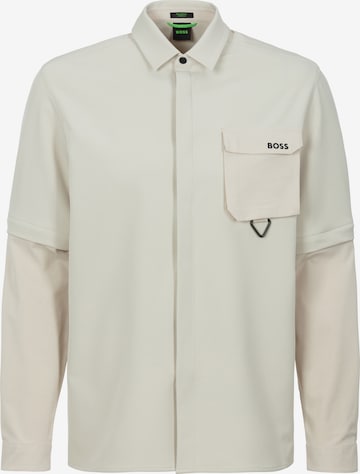 BOSS Hemd in Beige: Vorderseite