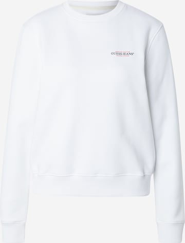GUESS JEANS Sweatshirt in Wit: voorkant