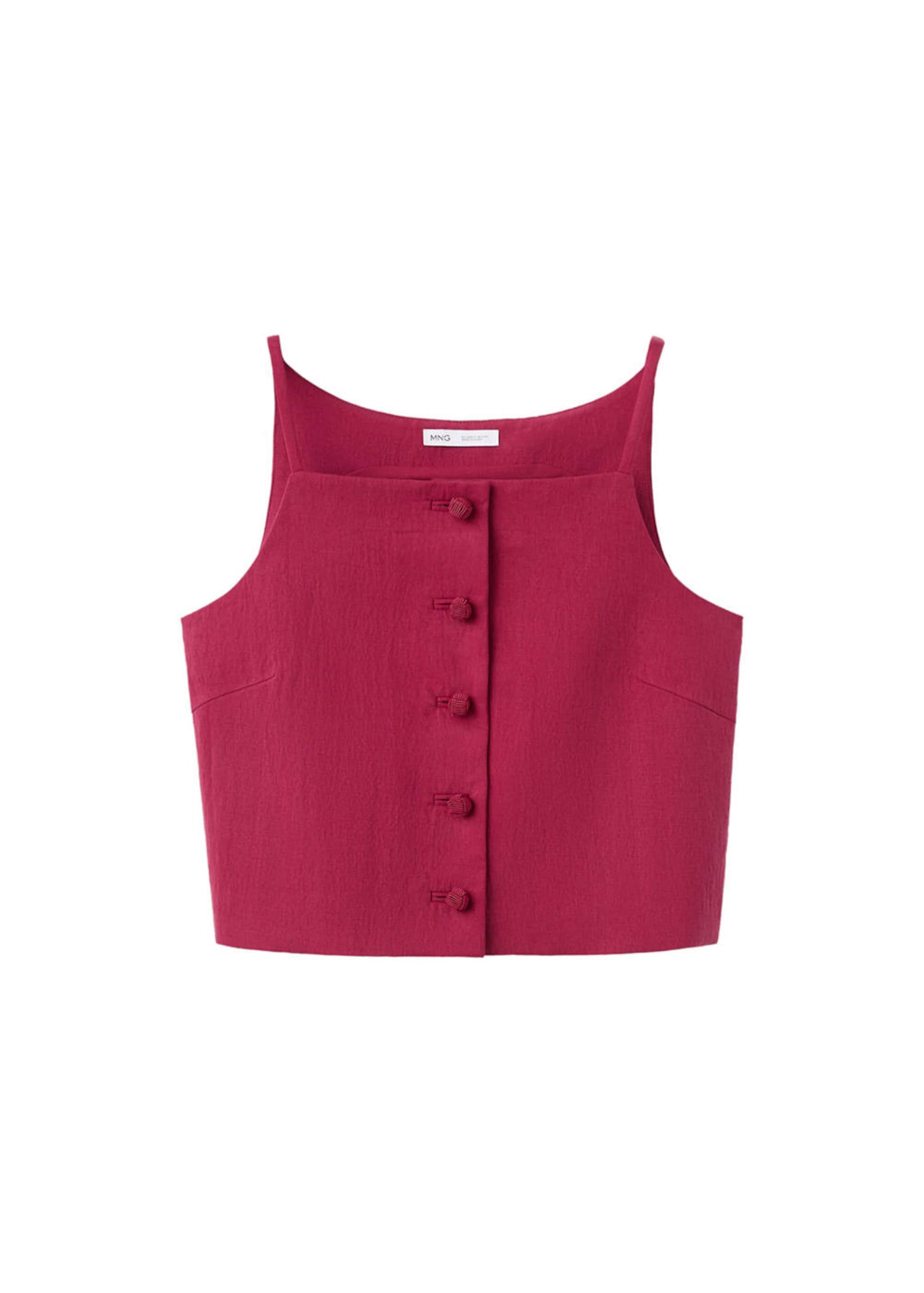 MANGO Top 'Bonnie' in Rot: Vorderseite
