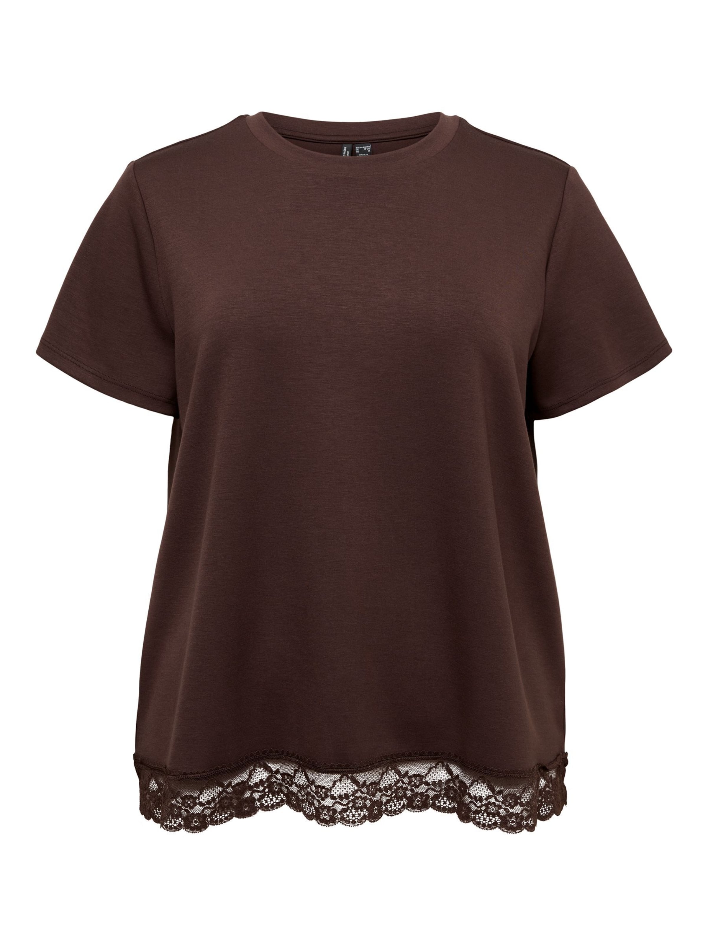 Vero Moda Curve Shirt 'CMILLE' in Brown: front