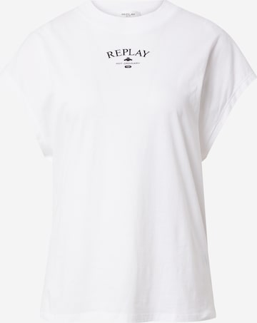 REPLAY - Camisa em branco: frente