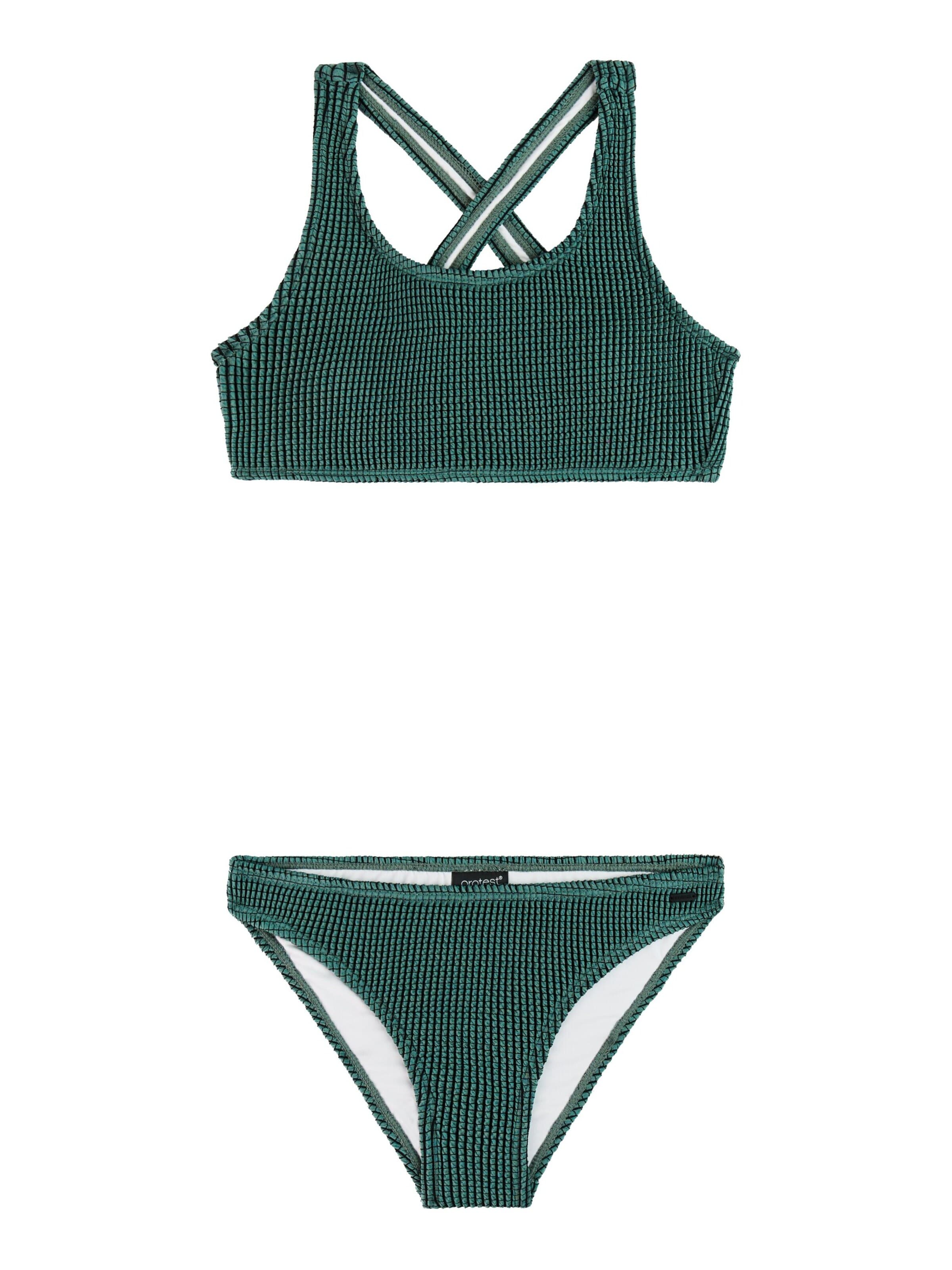 PROTEST Bikini 'PRTLovely JR' in Groen: voorkant