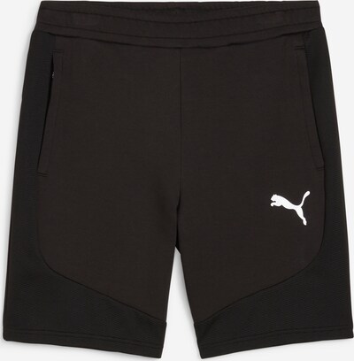 PUMA Športne hlače 'Evostripe' | črna / bela barva, Prikaz izdelka