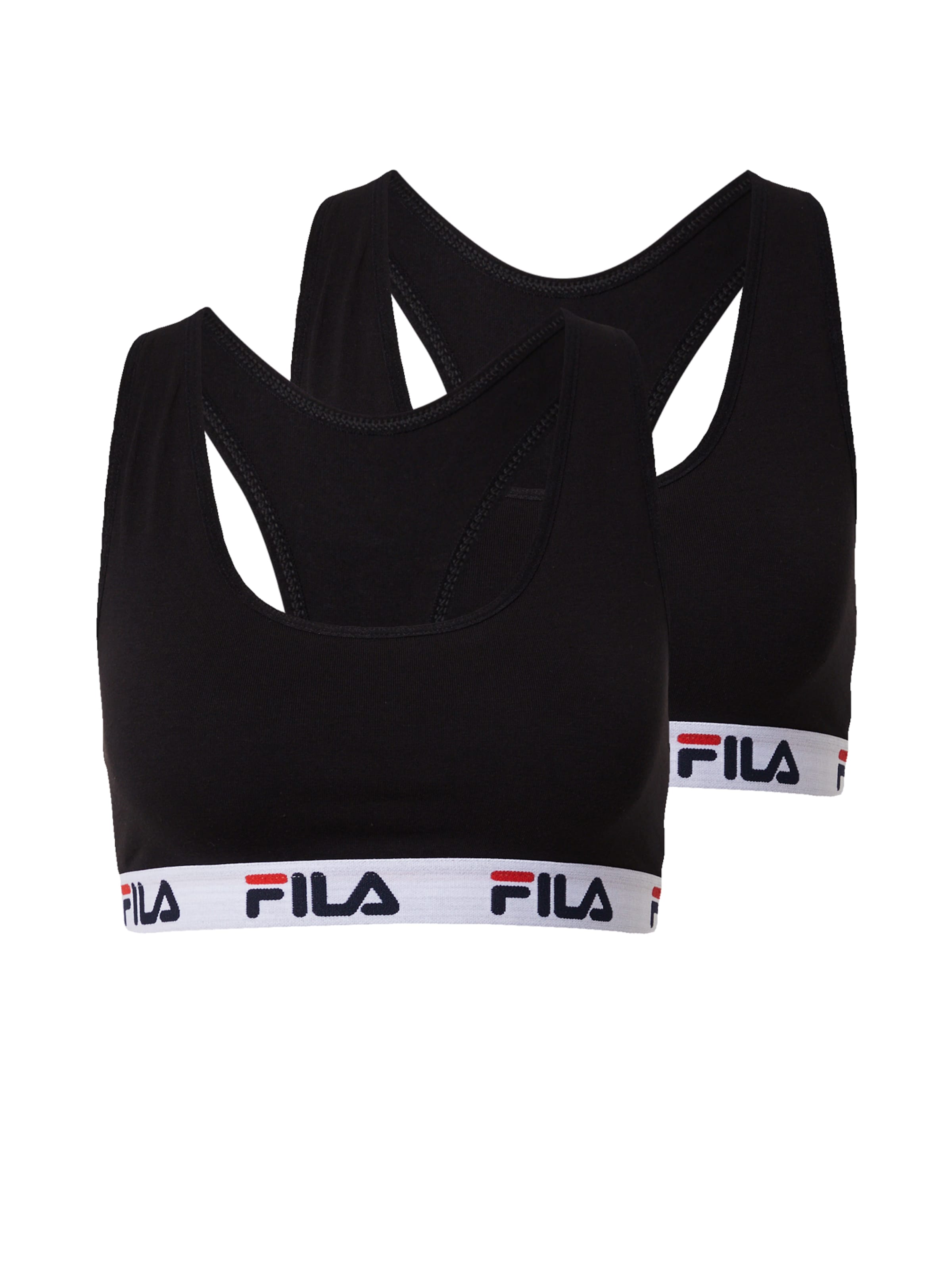 FILA Bra in Black: front