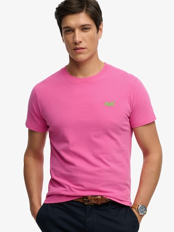 Superdry & Co Póló - rózsaszín: elől