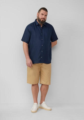s.Oliver Comfort fit Overhemd in Blauw