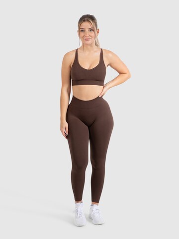 Bustier Soutien-gorge de sport 'Cetrina' Smilodox en marron