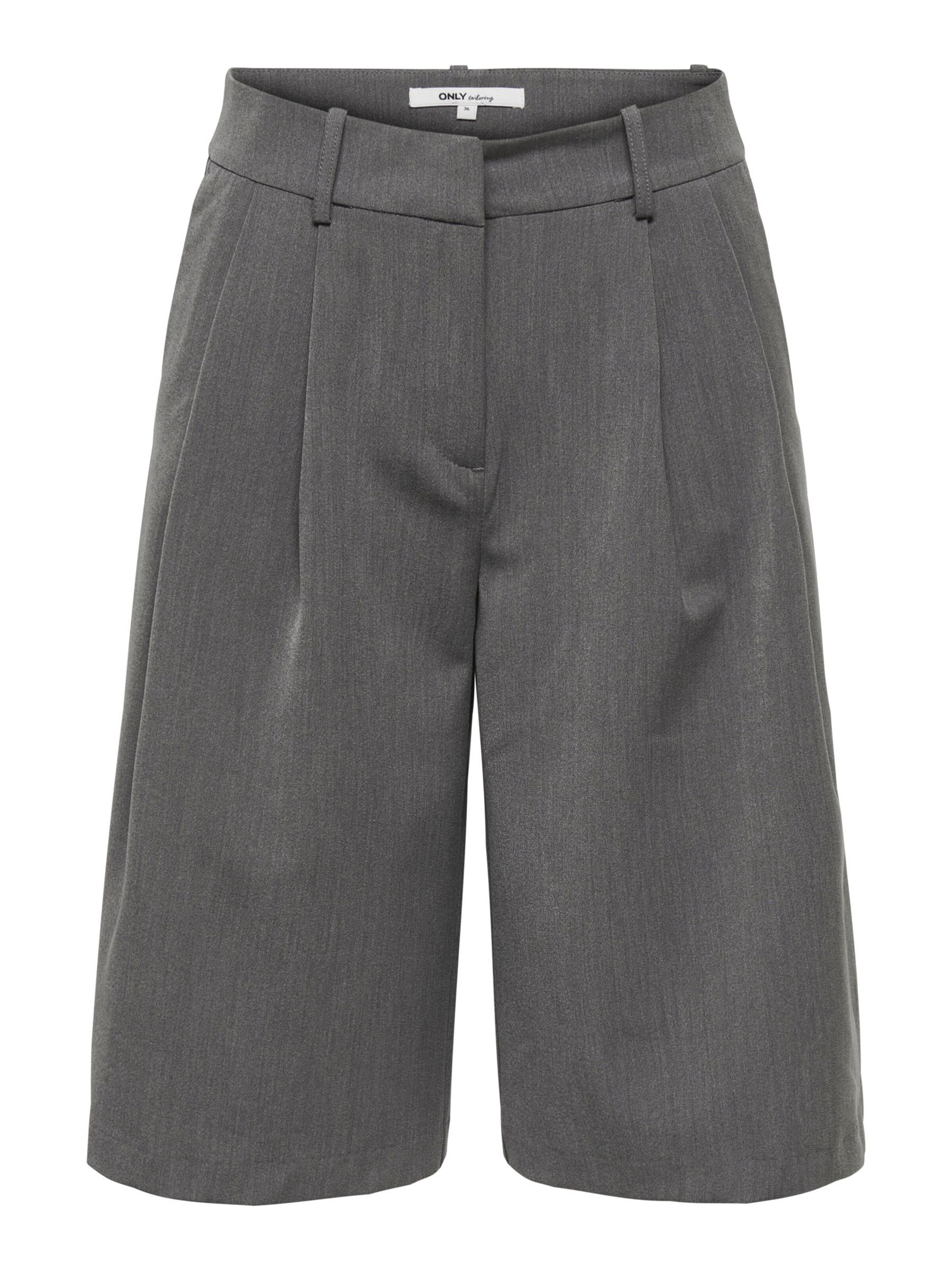 Wide Leg Pantalon à pince 'ONLNalina' ONLY en gris : devant