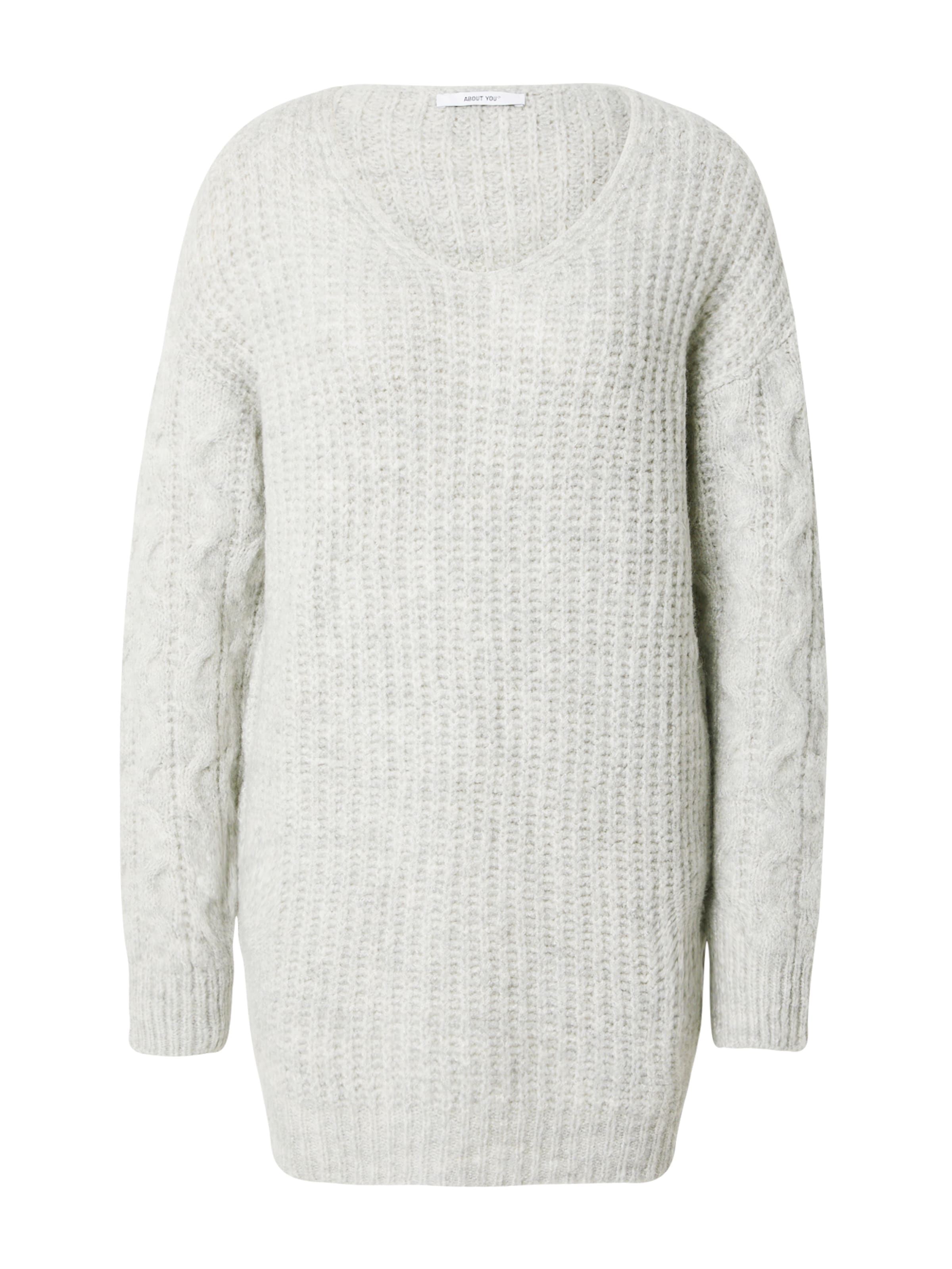 ABOUT YOU Sweater 'May' in Grey: front
