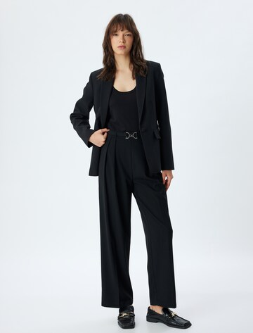 Koton Wide leg Bandplooibroek in Zwart