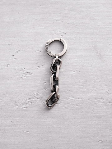 REYTEL - Pendientes 'CHAIN' en plata: frente