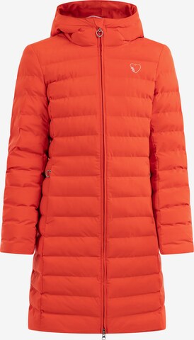 MYMO Winter Coat in Orange: front