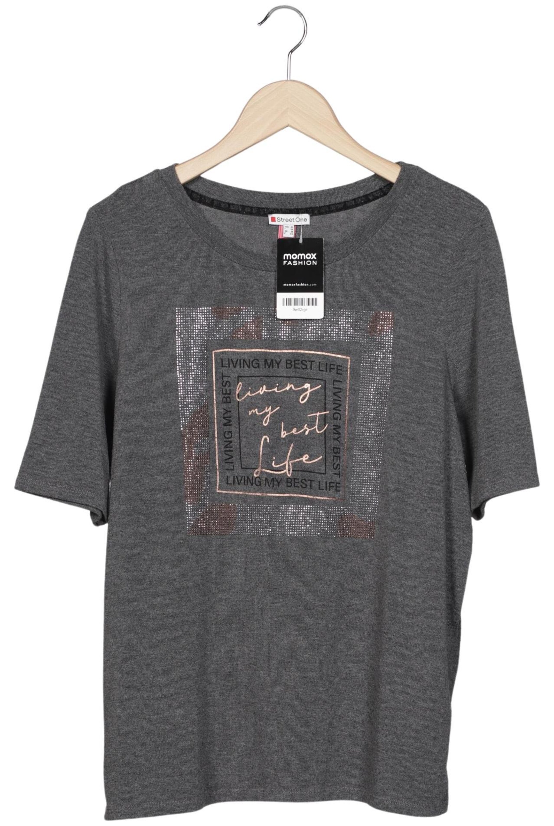 STREET ONE Pullover XL in Grau: Vorderseite