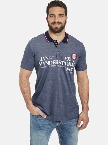 Jan Vanderstorm Shirt 'Viggo' in Blauw: voorkant