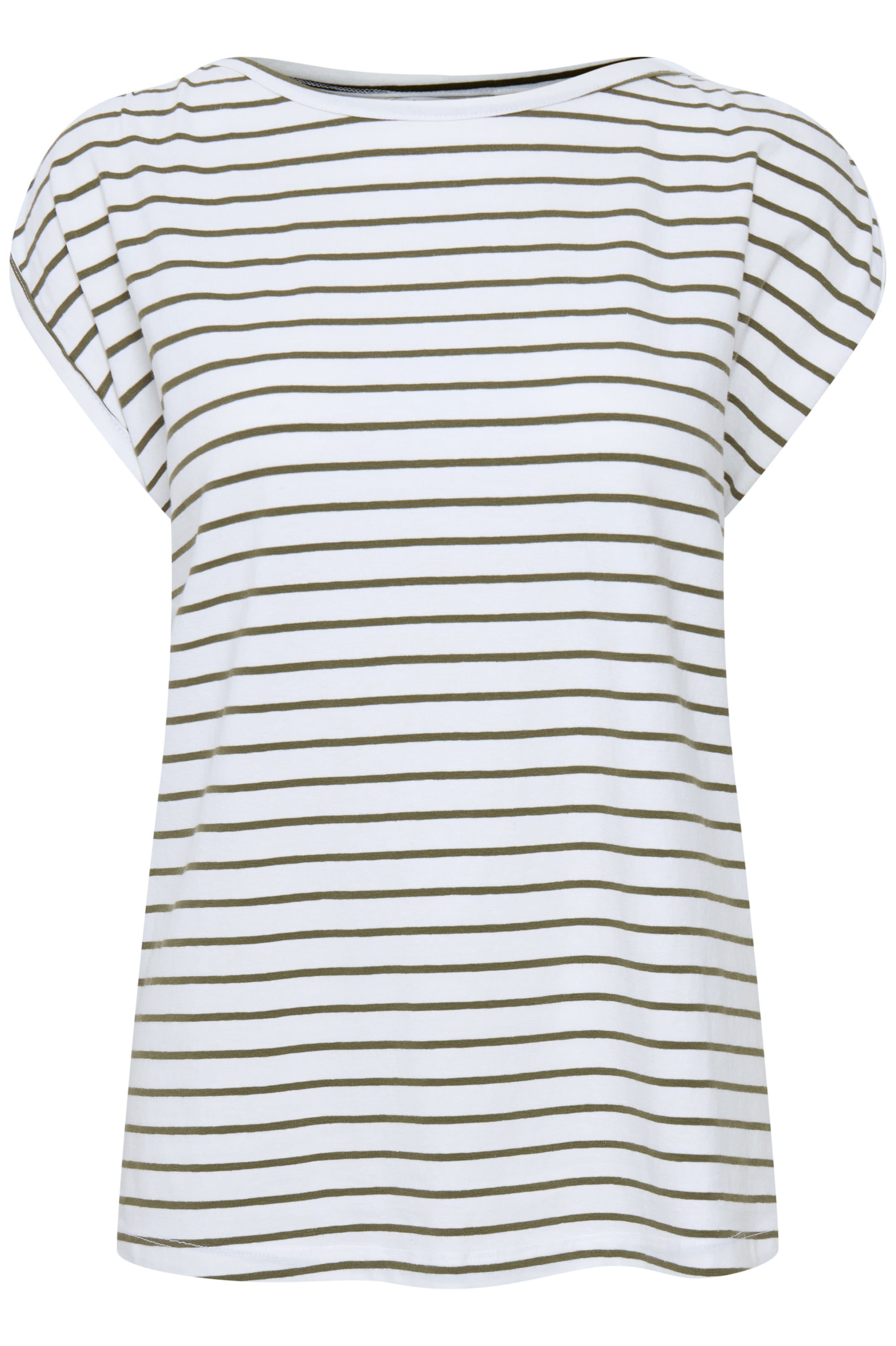 Frauen Shirts & Tops b.young T-Shirt in Grün, Weiß - KY16930 Frauen Shirts & Tops b.young T-Shirt in Grün, Weiß - KY16930