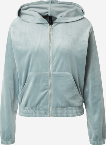 Hunkemöller Zip-Up Hoodie in Blue: front