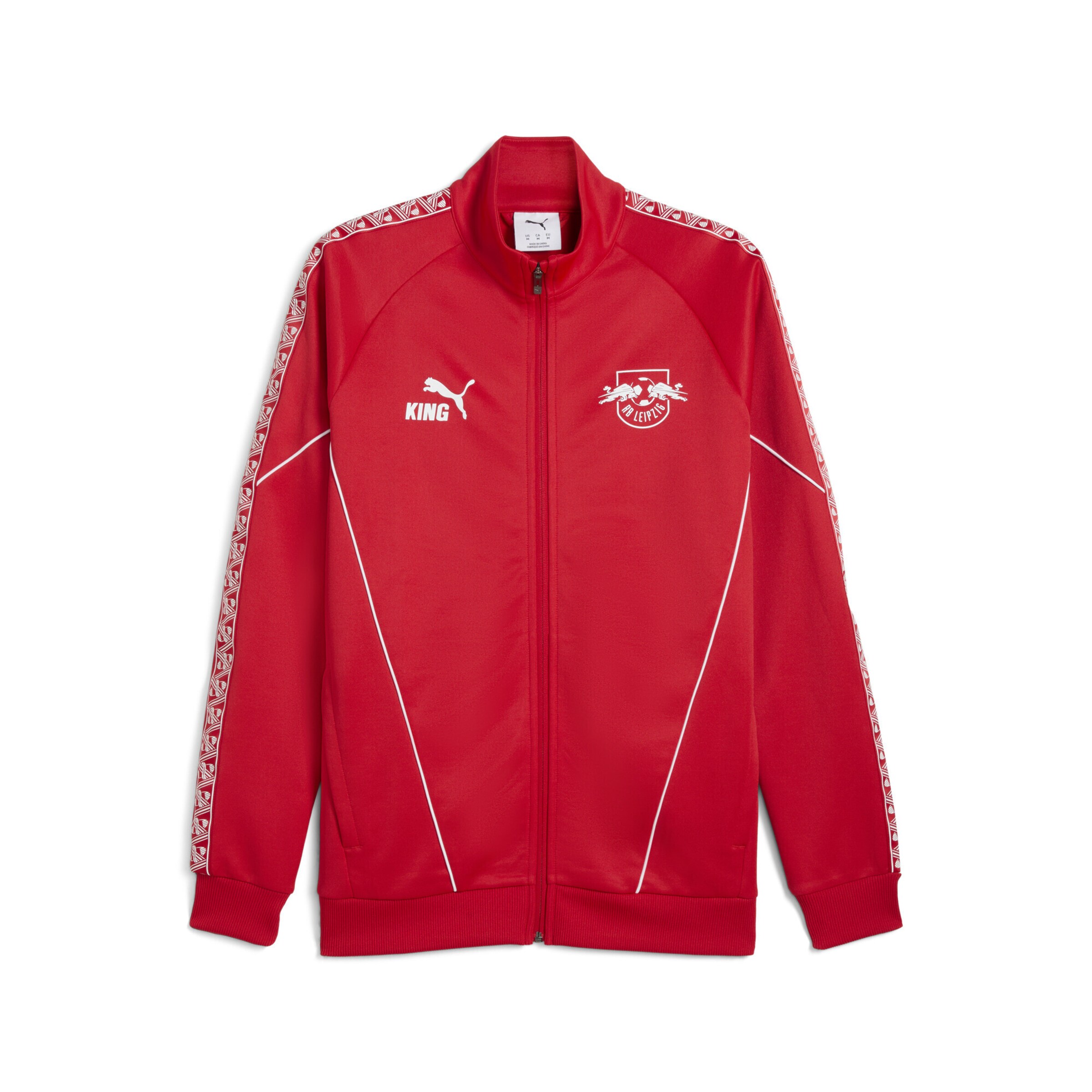 Veste de sport 'RB Leipzig KING Anthem' PUMA en rouge : devant