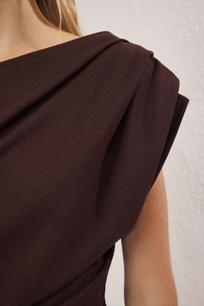 Rochie de cocktail pe 34 Trendyol pe maro închis, Vizualizare produs