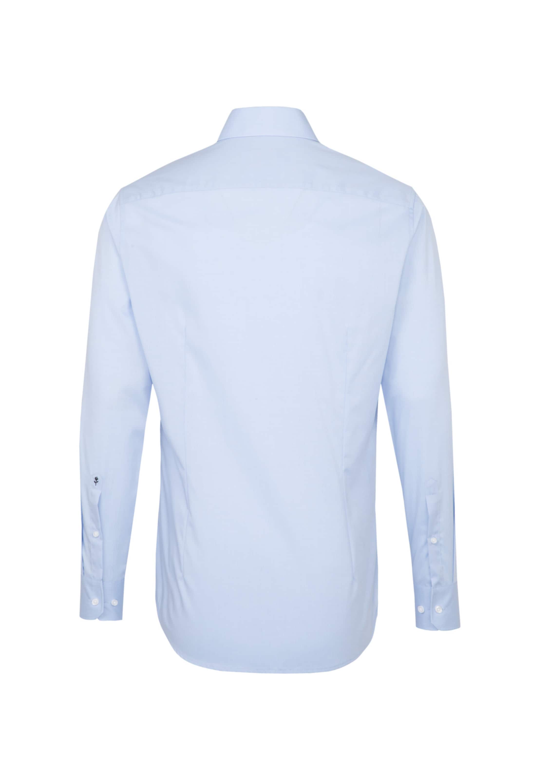 SEIDENSTICKER Slim fit Πουκάμισο για το γραφείο σε μπλε