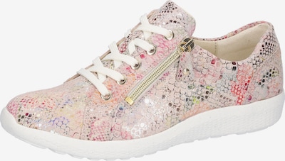 WALDLÄUFER Schnürschuh in blau / rosa / rot / silber, Produktansicht
