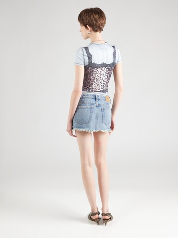 Jupe 'Centure' WEEKDAY en bleu