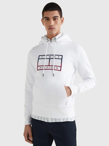 TOMMY HILFIGER Sweatshirt in Wit: voorkant