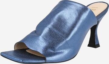 Ibana Mules in Blue: front