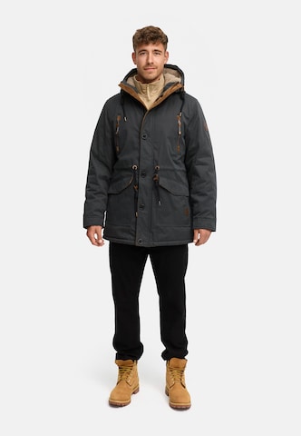 INDICODE JEANS Winterjas ' Gillespie ' in Grijs