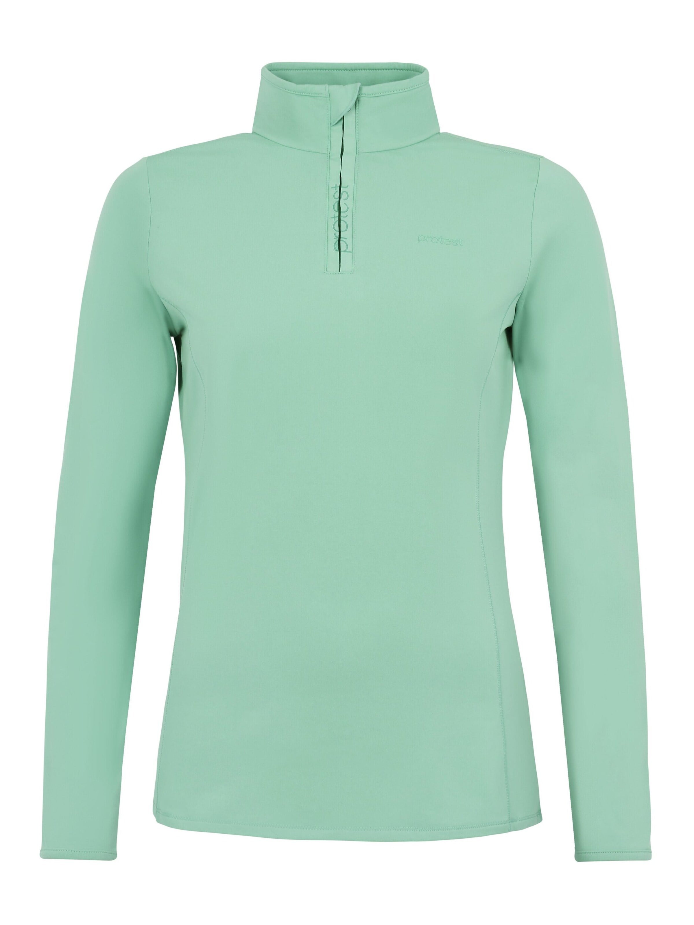 PROTEST Sportief sweatshirt 'REFABRIZ' in Groen: voorkant