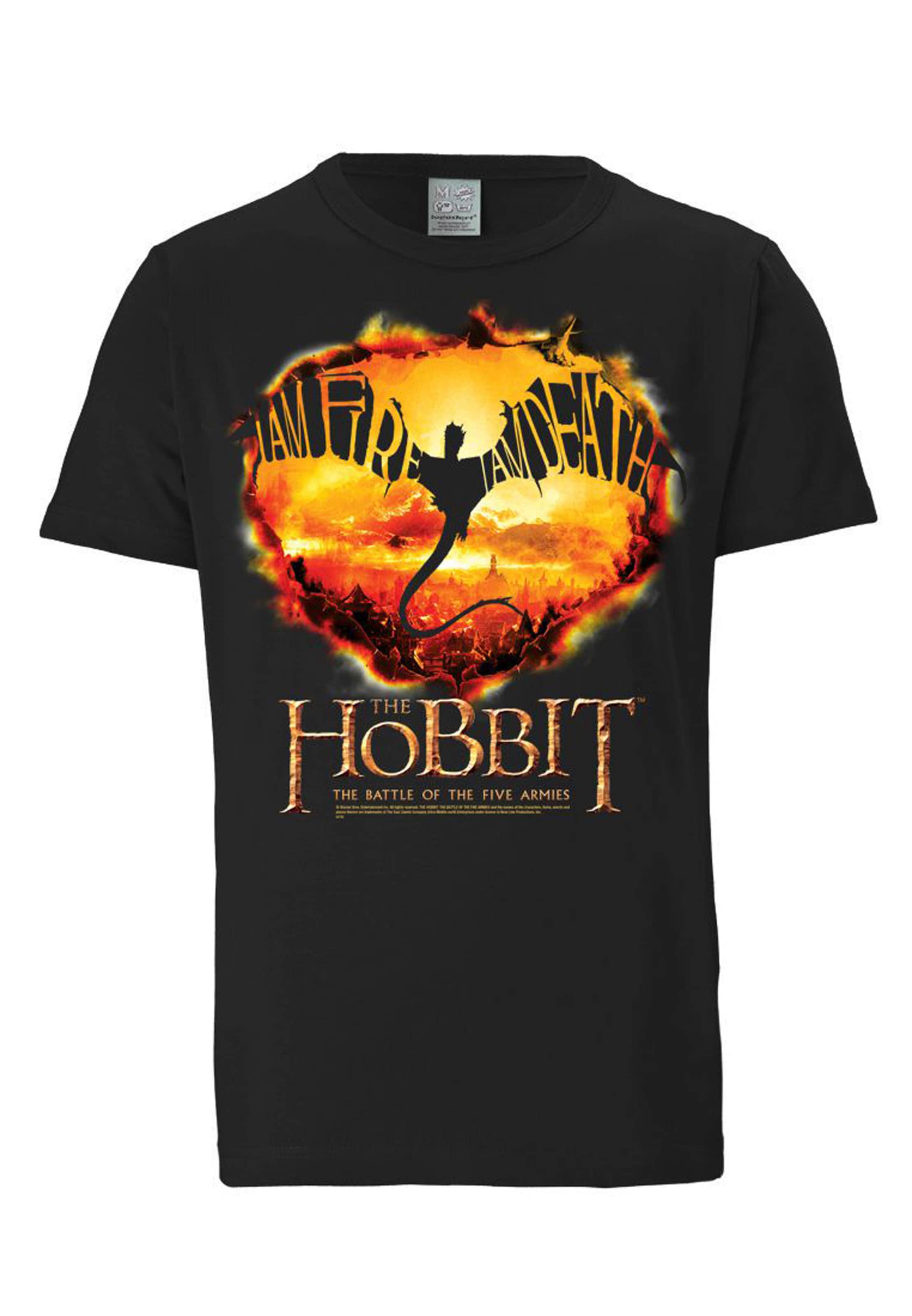 Frauen Shirts & Tops LOGOSHIRT T-Shirt 'Hobbit - I Am Fire I Am Death' in Schwarz - BT92587 Frauen Shirts & Tops LOGOSHIRT T-Shirt 'Hobbit - I Am Fire I Am Death' in Schwarz - BT92587