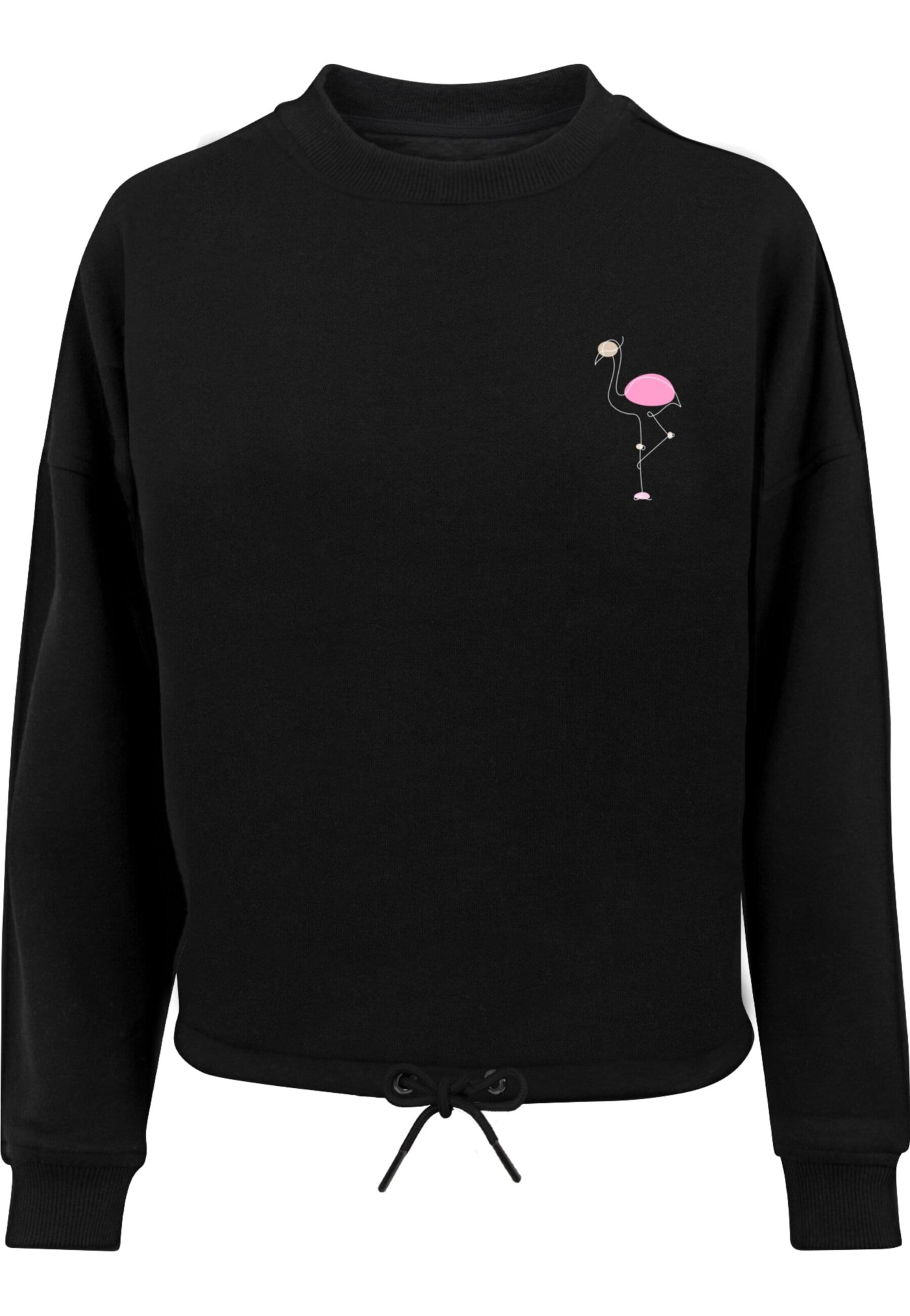 Merchcode Sweatshirt in Schwarz: Vorderseite