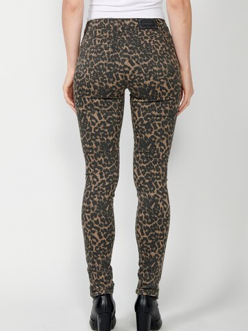 KOROSHI Skinny Jeans in Green