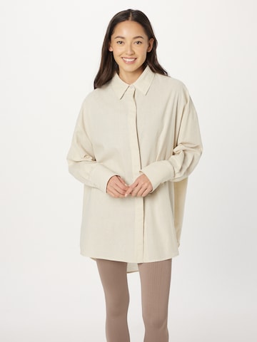 Camicia da donna di Misspap in beige: frontale