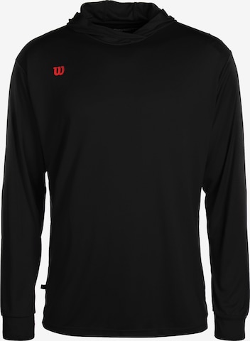 WILSON Performance Shirt in Black: front