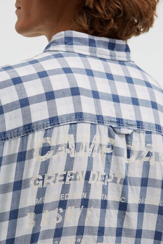 CAMP DAVID Regular fit Button Up Shirt in Blue