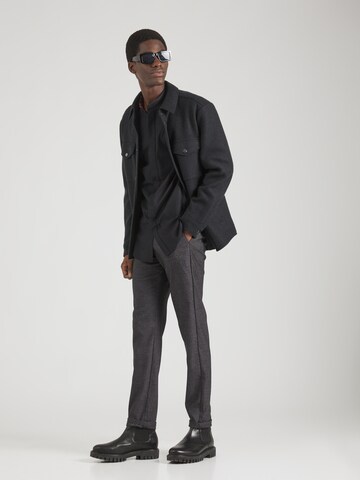 HUGO Slim fit Koszula 'Kaleb' w kolorze czarny