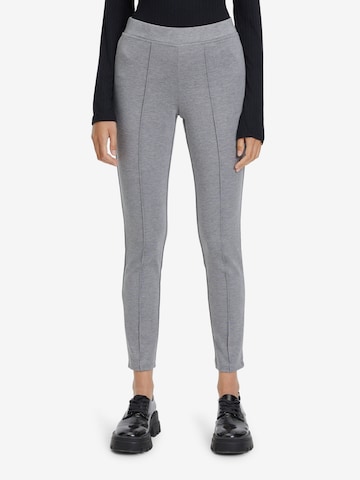 Cartoon Skinny Pants in Grey: front