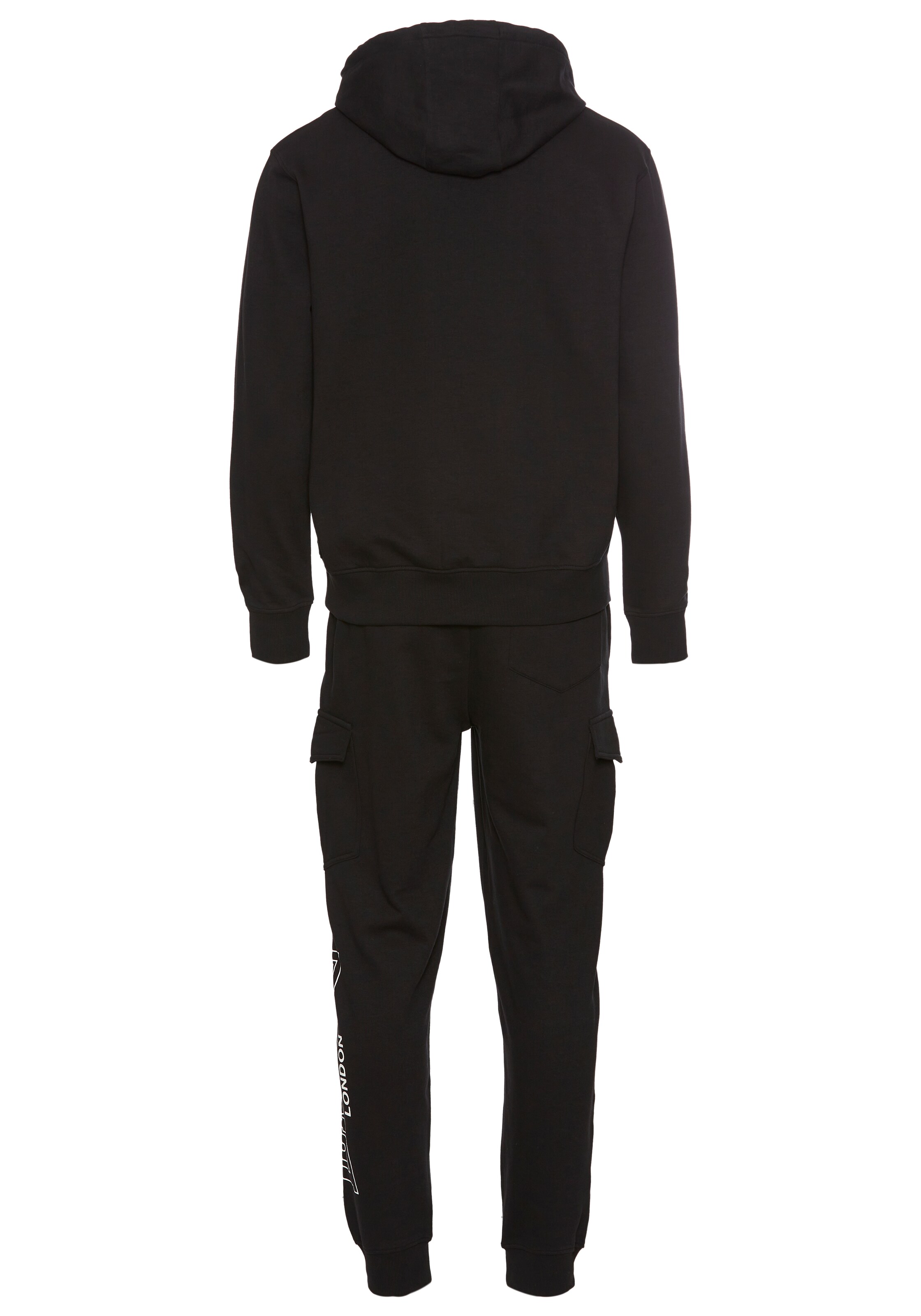 LONSDALE Jogginganzug in Schwarz