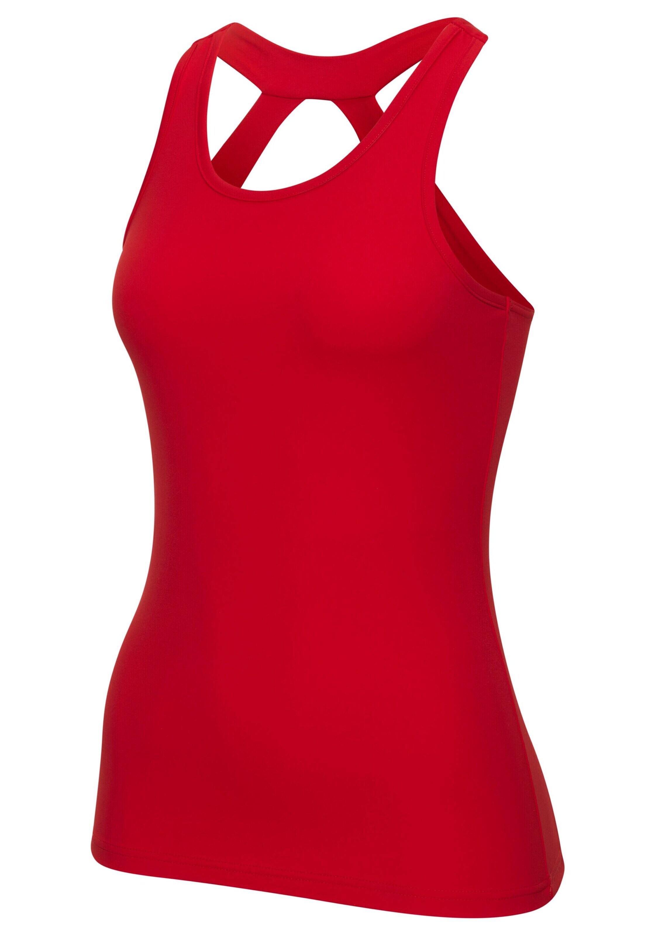 raudona LASCANA ACTIVE Sportiniai marškinėliai be rankovių